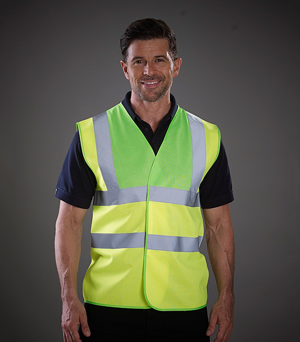 Reflexväst, Hi Vis 2 Band & Braces Waistcoat - 24 olika färger