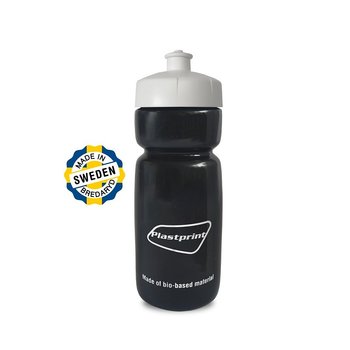 Sportflaska Hit soft Bio 600ml - Svart - Miljöalternativet