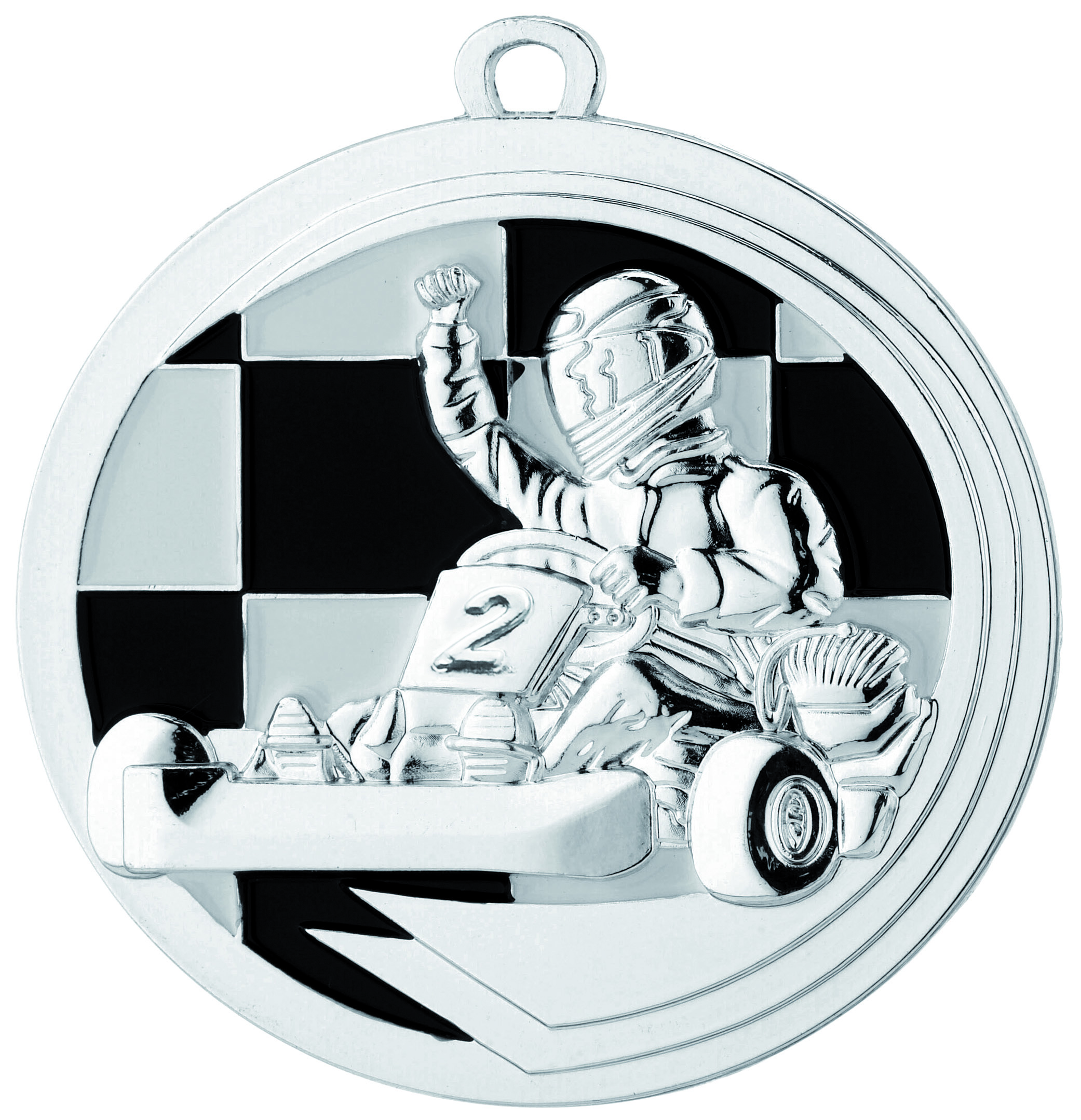 Medaljer 50 mm präglade - Gokart - UTGÅENDE  - 3