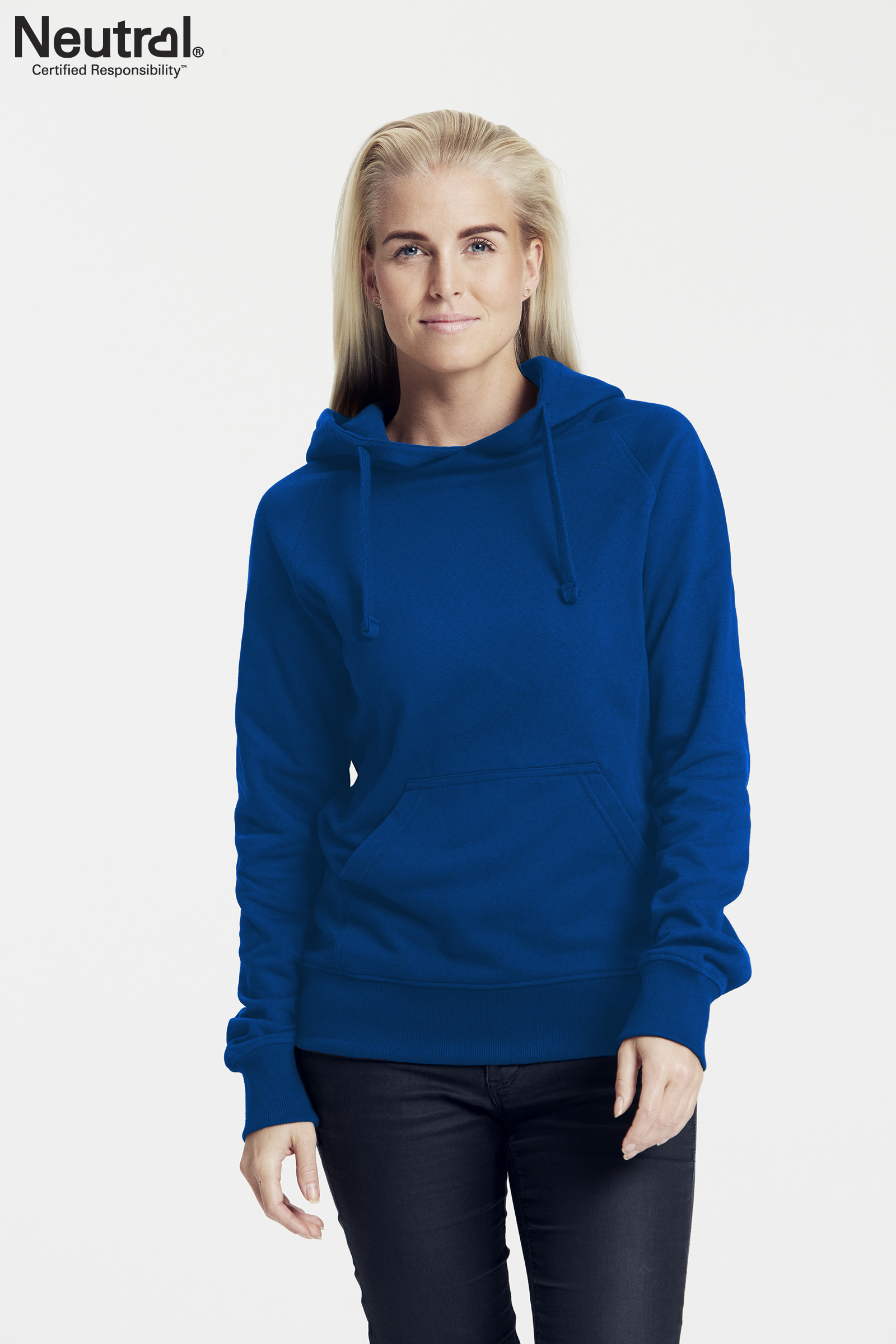 Ladies Hoodie Neutral, Royal Blue 