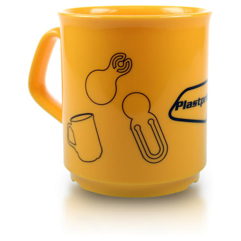 Plastmugg Sparta 30 cl - 6 olika muggfärger - Inklusive 1-färgstryck - Stafflade priser - 4