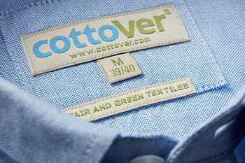 Herrskjorta Oxford Slim Fit - Cottover - Fairtrade, EKO & GOTS - Ljusblå
