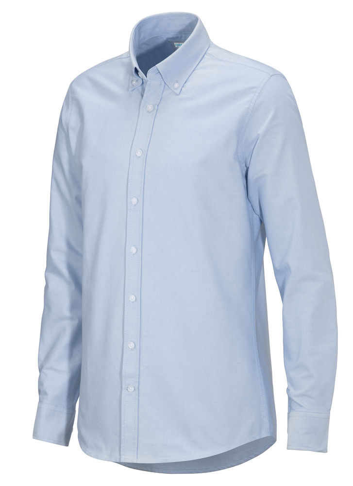 Herrskjorta Oxford Slim Fit - Cottover - Fairtrade, EKO & GOTS - Ljusblå