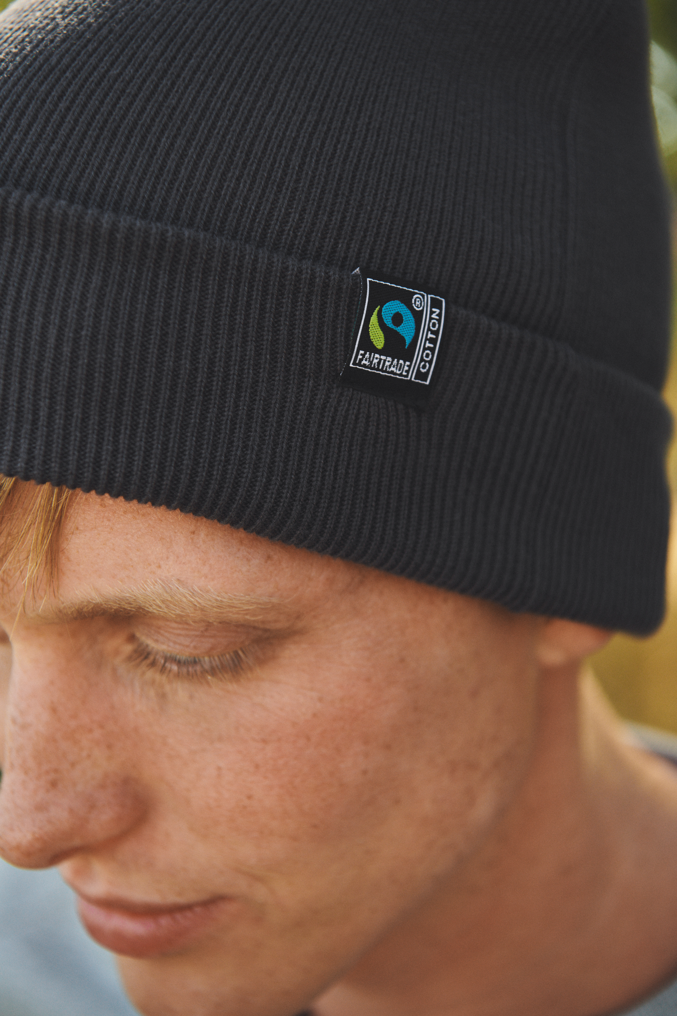 Classic Beanie, Unisex, Charcoal, Neutral, Fairtrade & Organic GOTS - 4