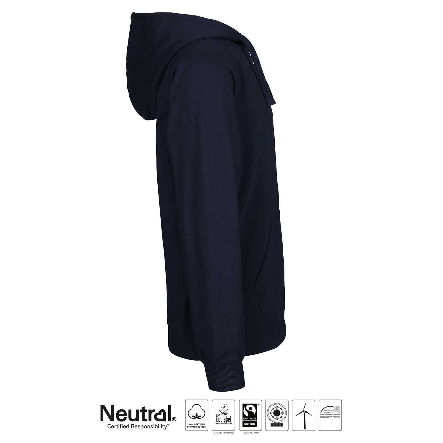 Hoodie ÖSS - Herr - Neutral - Fairtrade & EKO - Navy - 3