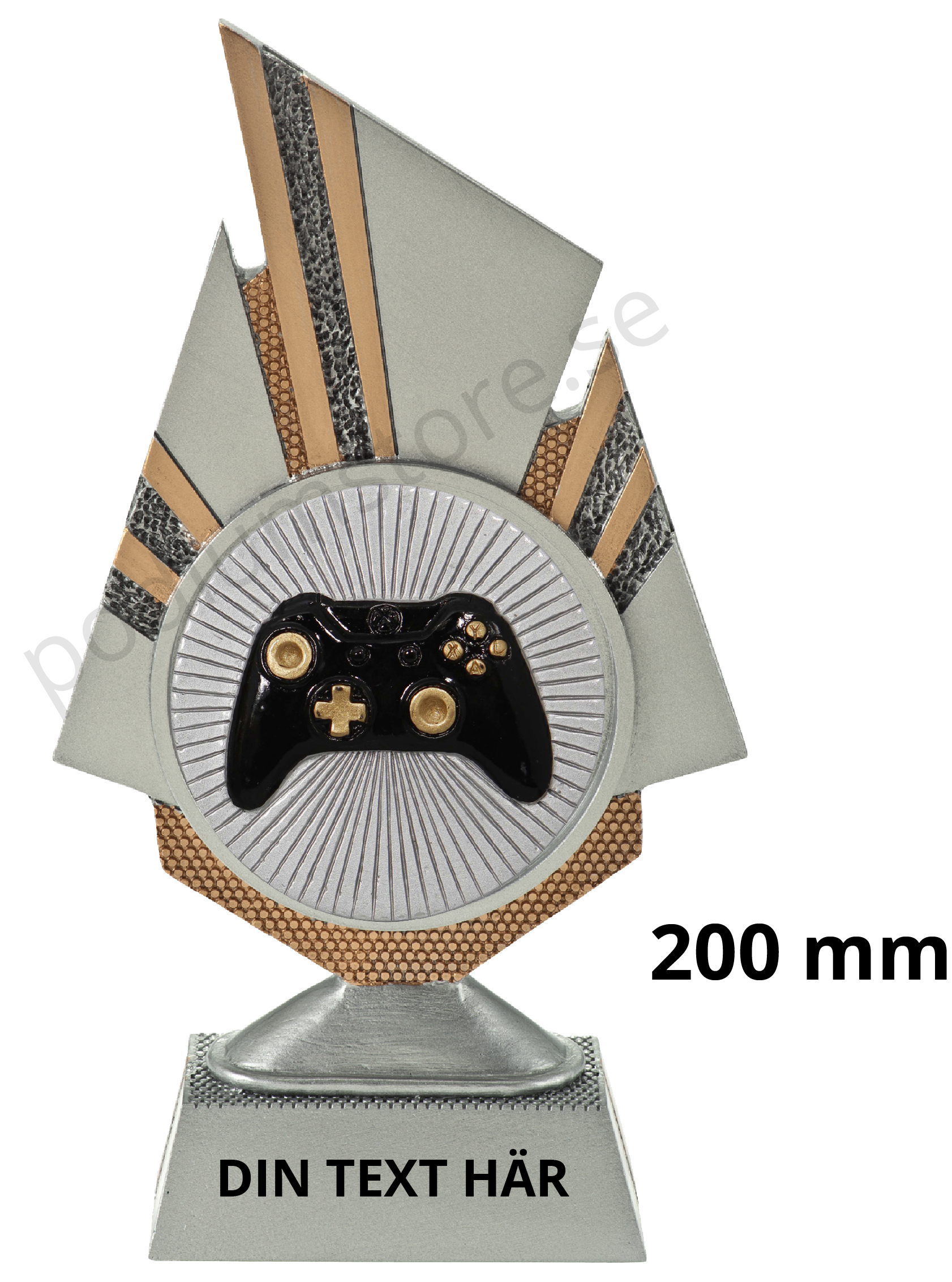 E-sport statyett Blaze 1.0 - 200 mm - Inklusive skylt med text