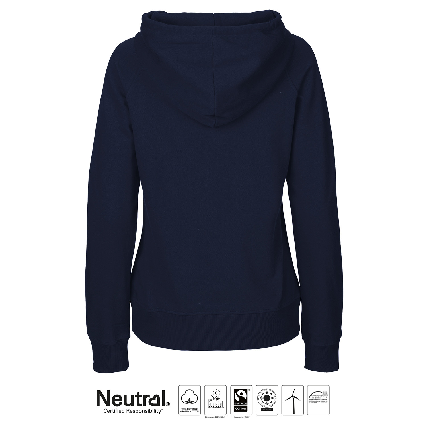 Hoodie ÖSS - Dam - Neutral - Fairtrade & EKO - Navy - 2