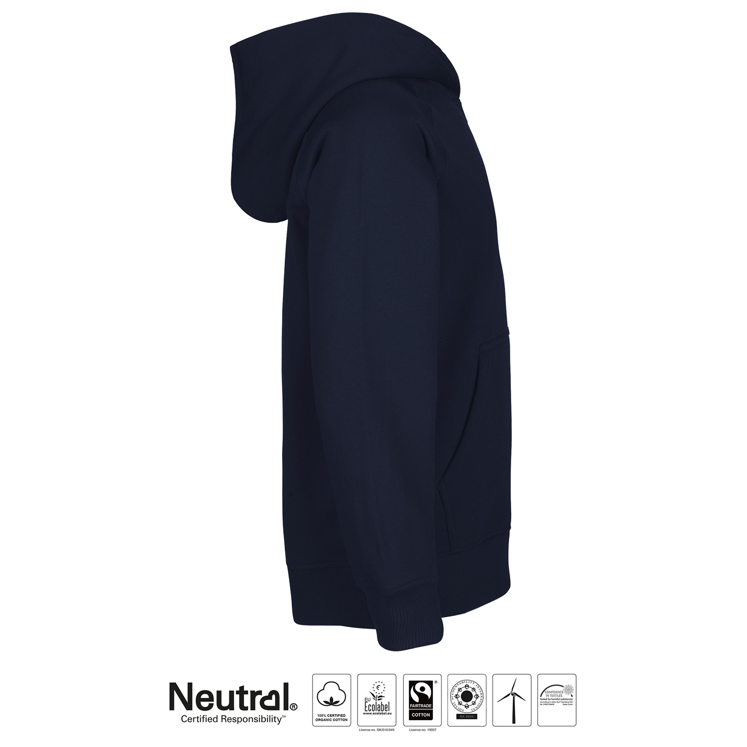 Hoodie ÖSS - Barn - Neutral - Fairtrade & EKO - Navy - 3