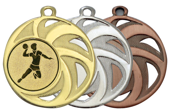 Medaljer 45 mm - Guld, Silver, Brons - 3