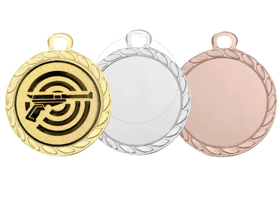 Medaljer 32 mm - Guld, Silver, Brons - 3
