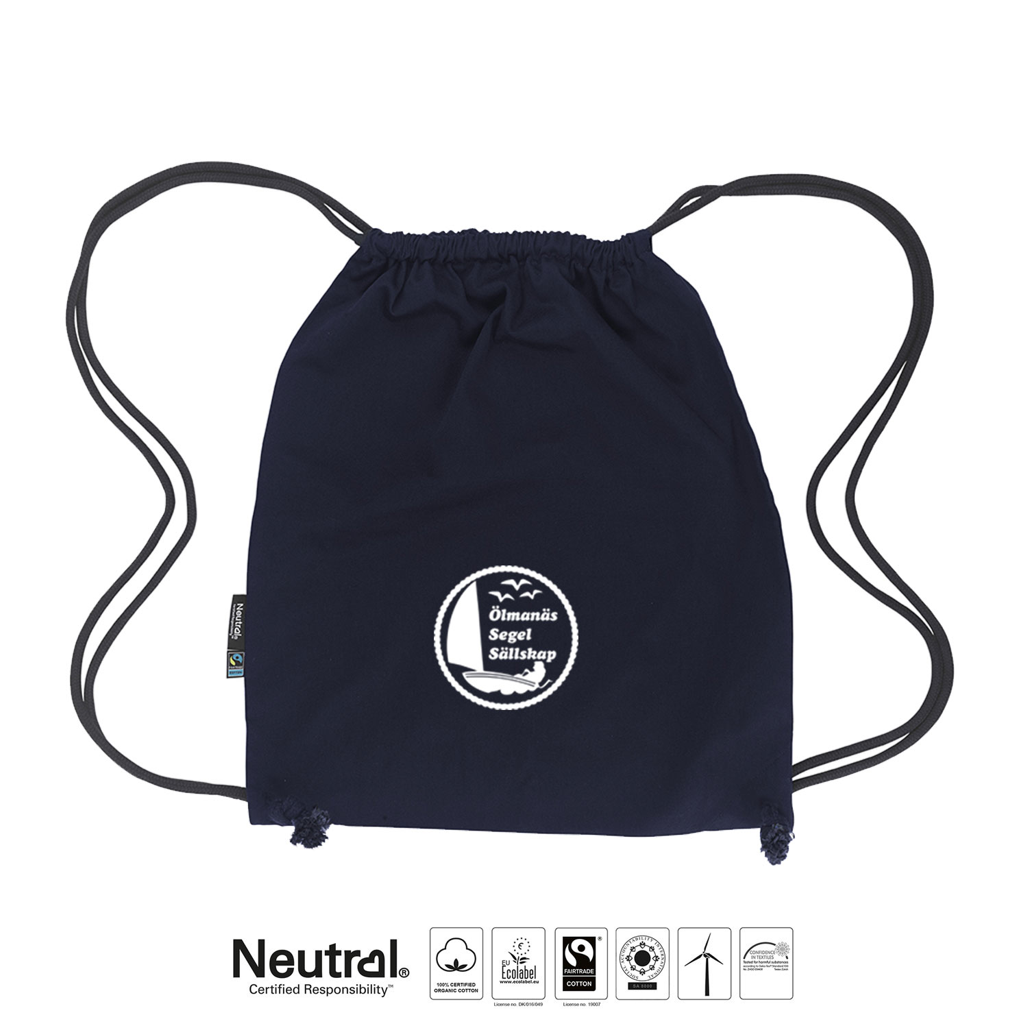Gympapåse Twill ÖSS - Neutral - Fairtrade & EKO - Navy