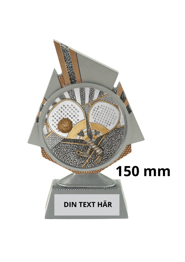 Padeltennis statyett Blaze 1.0 - 150 mm - Inklusive skylt med text