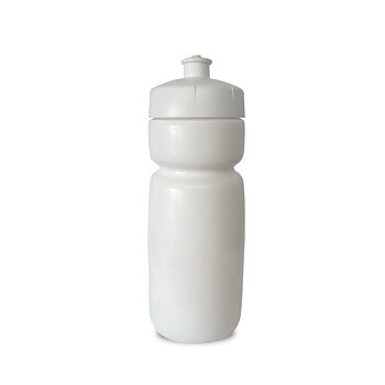 Sportflaska Hit soft Bio  600ml - Vit solid - Miljöalternativet