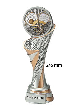 Padeltennis statyett Blaze 2.0 - 245 mm - Inklusive skylt med text