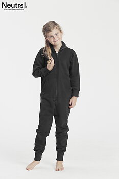 Jumpsuit - Barn - Neutral - Fairtrade & EKO GOTS - Svart