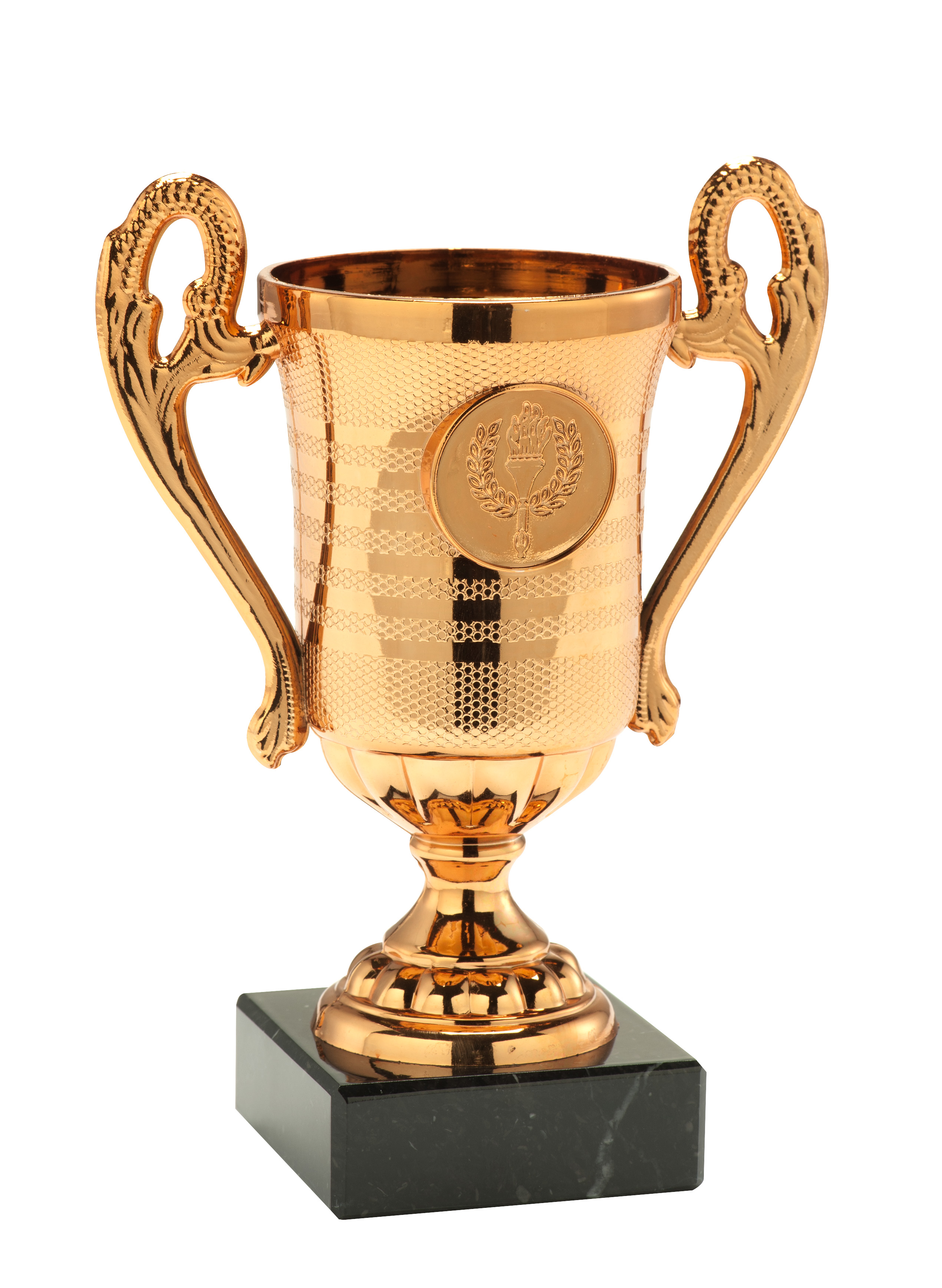 Pokal Linz 145 mm - Guld, Silver & Brons - Inklusive jetong och skylt med text - 4