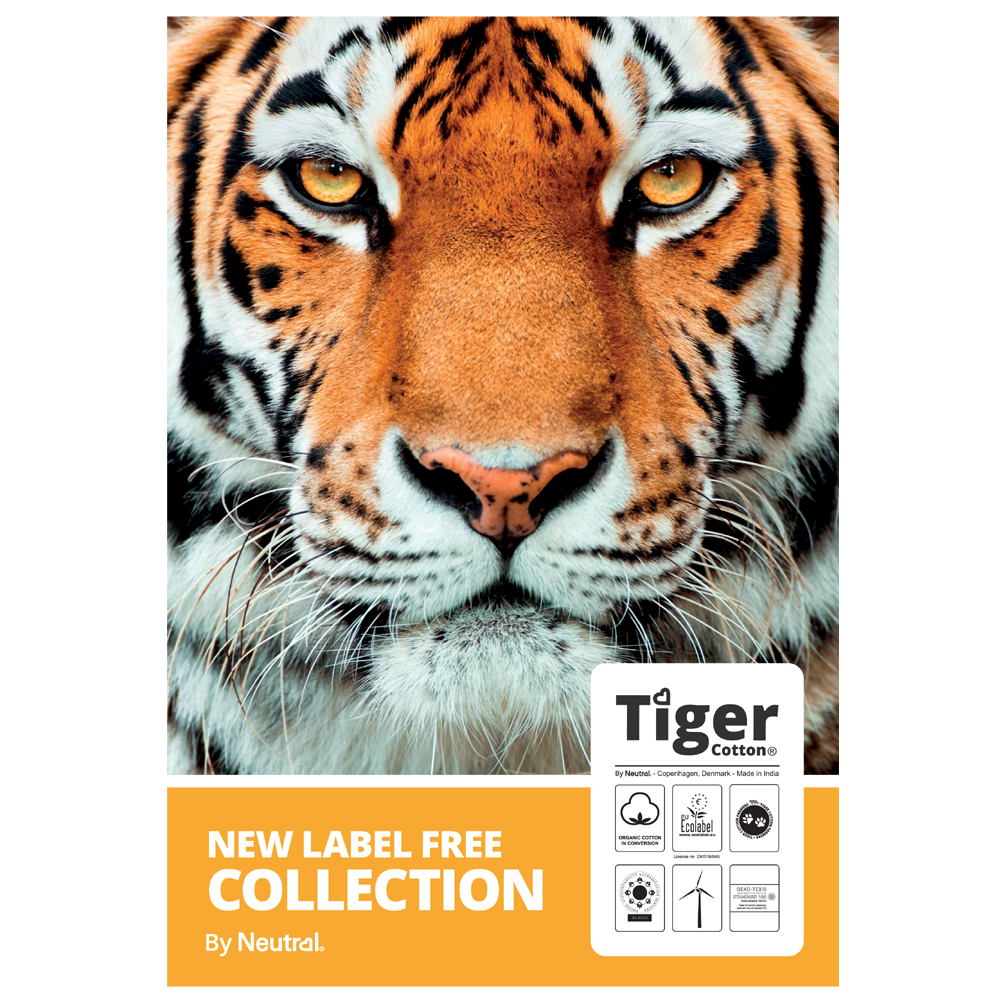Kids Tiger Cotton® T-shirt - Unisex - Neutral - EKO - 4 olika färger - 5