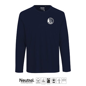 Långärmad T-shirt, Herr, ÖSS, Navy, Neutral, Fairtrade & EKO