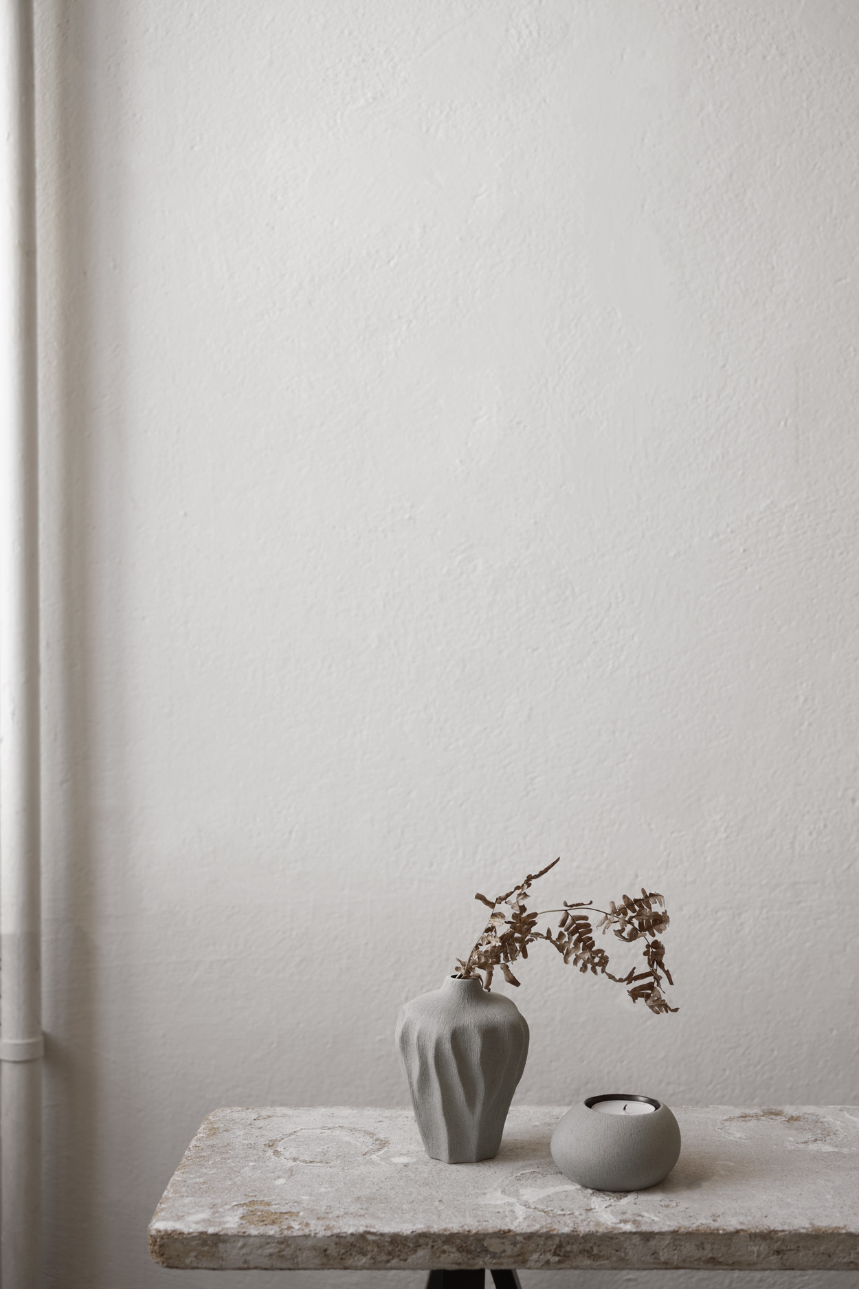 Asti T-light holder SandGrey - 2