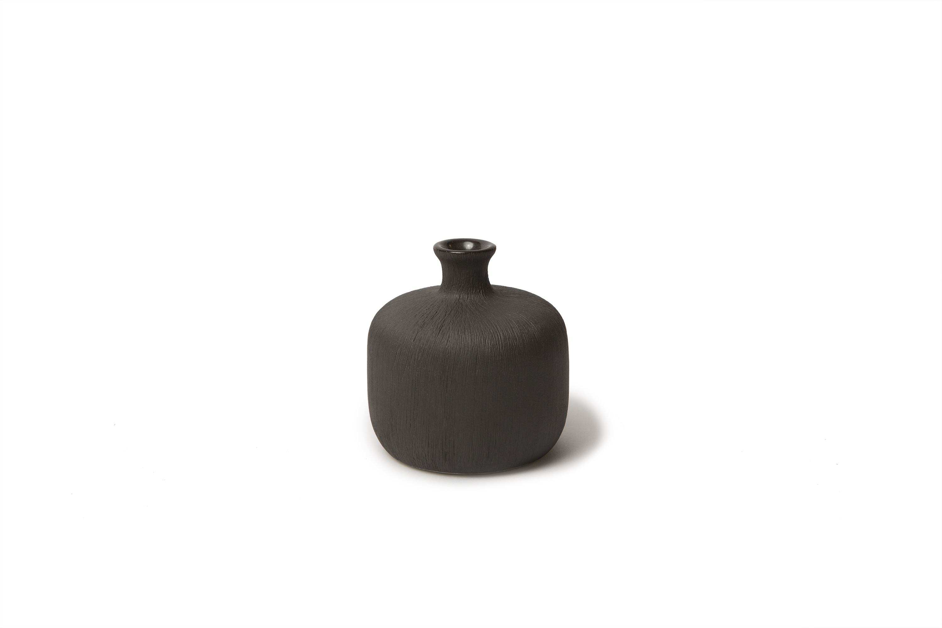 Vase New Bottle small Black (darkbrown)