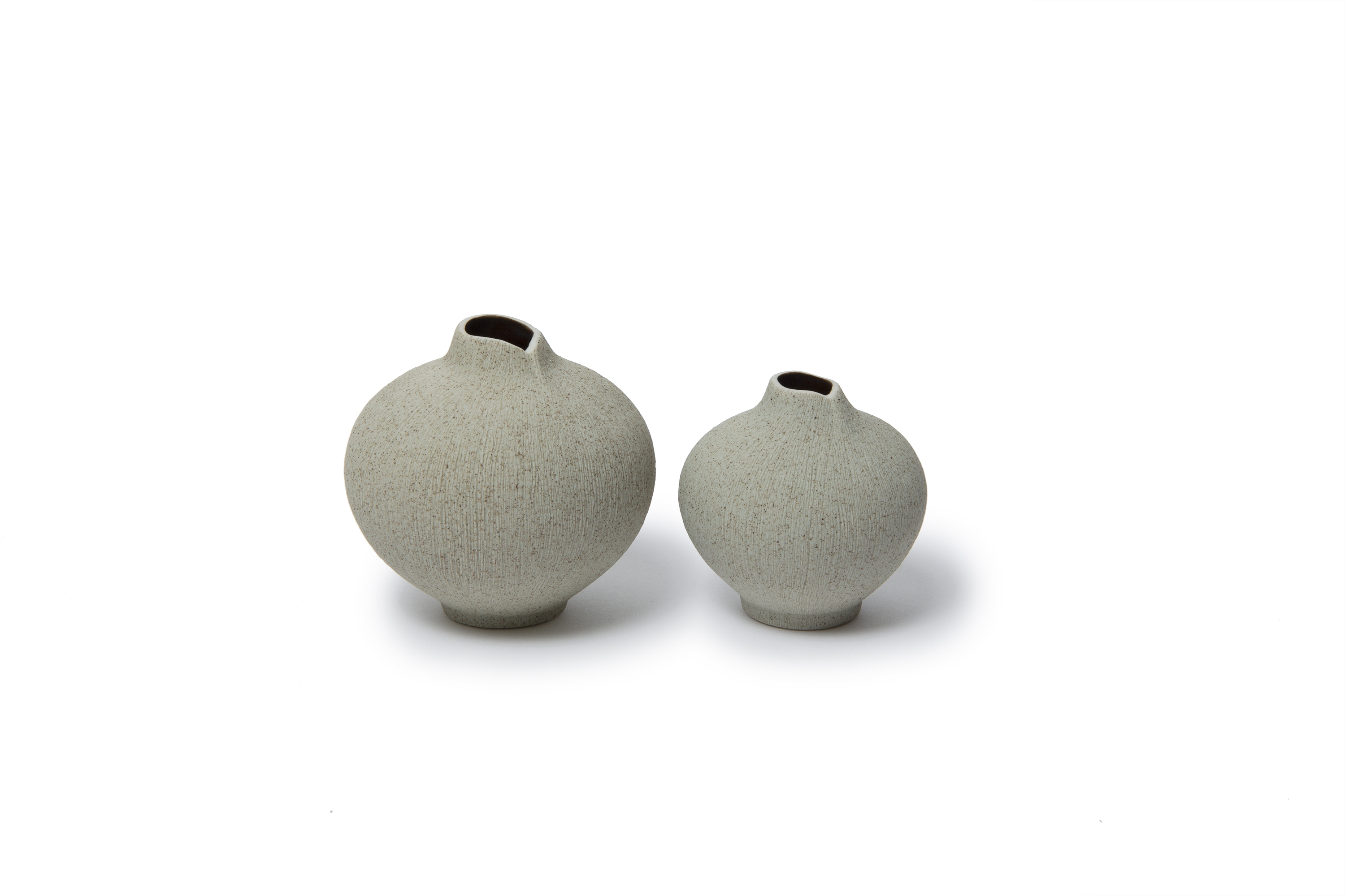 Vase LINE medium Sand Grey - 2