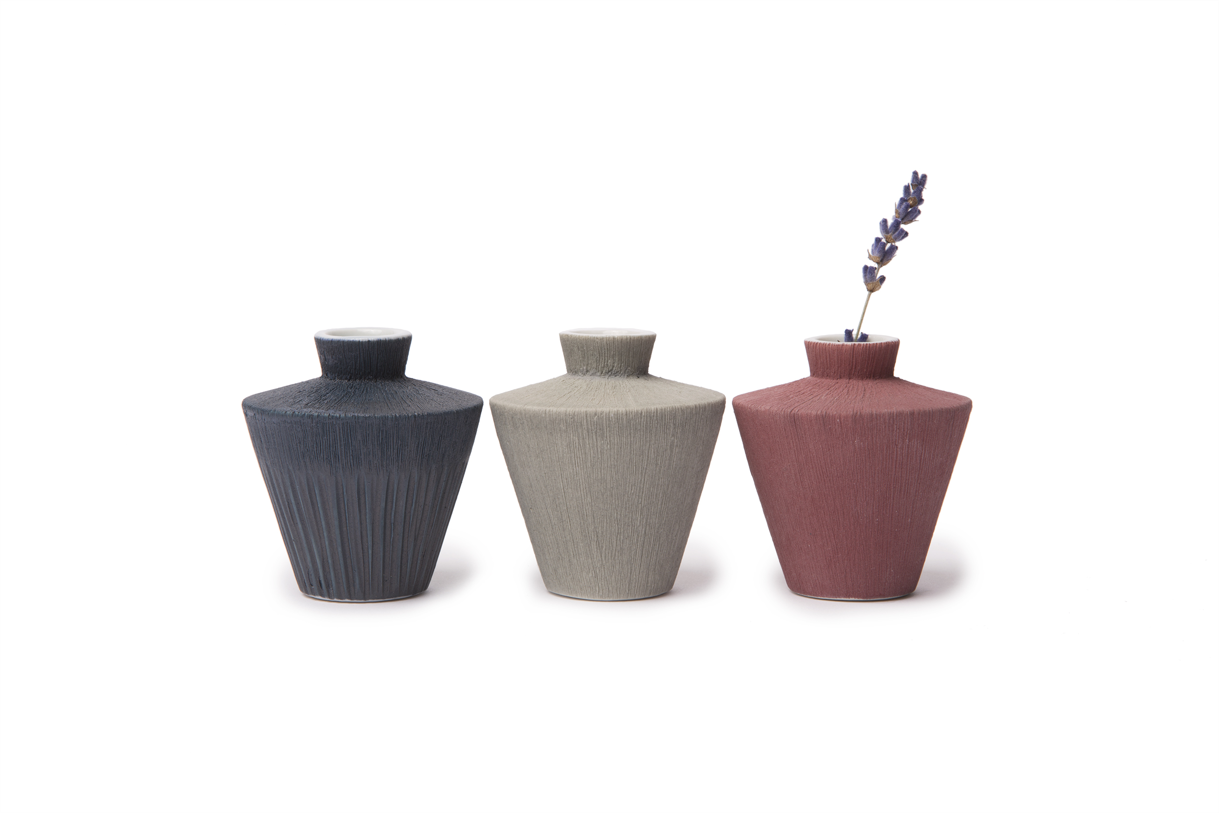 Vase Sonja mini Stone Stripe - 3