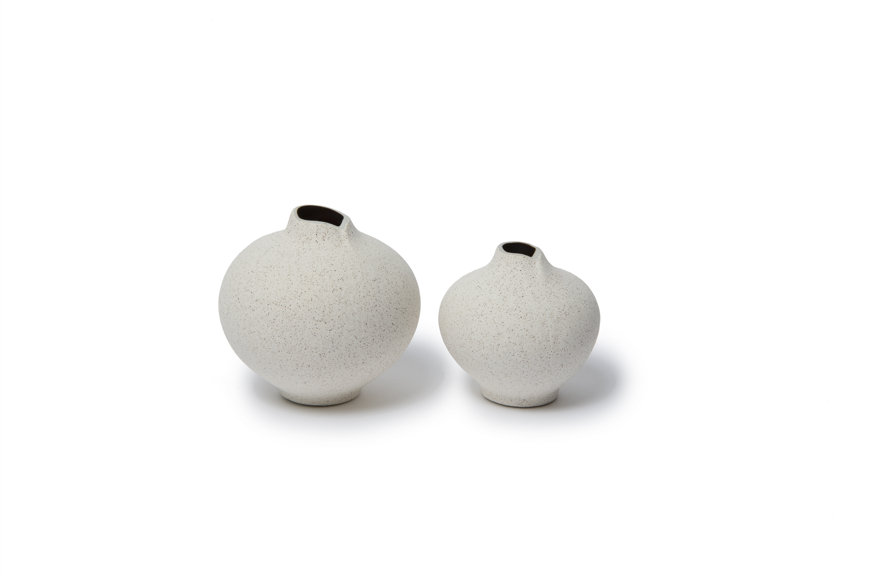 Vase LINE small Sand White - 2