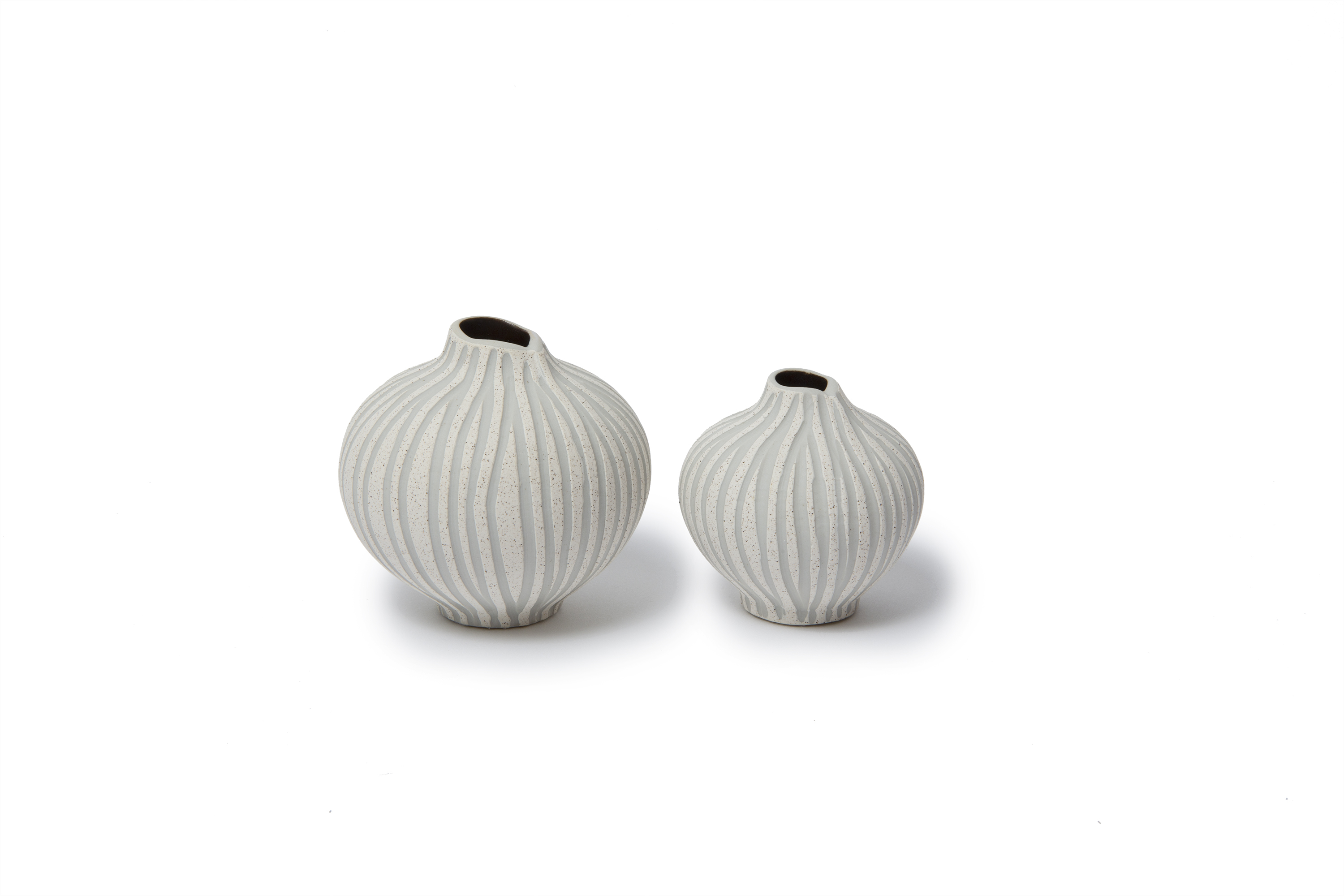 Vase LINE small SandWhite StoneStripe - 2