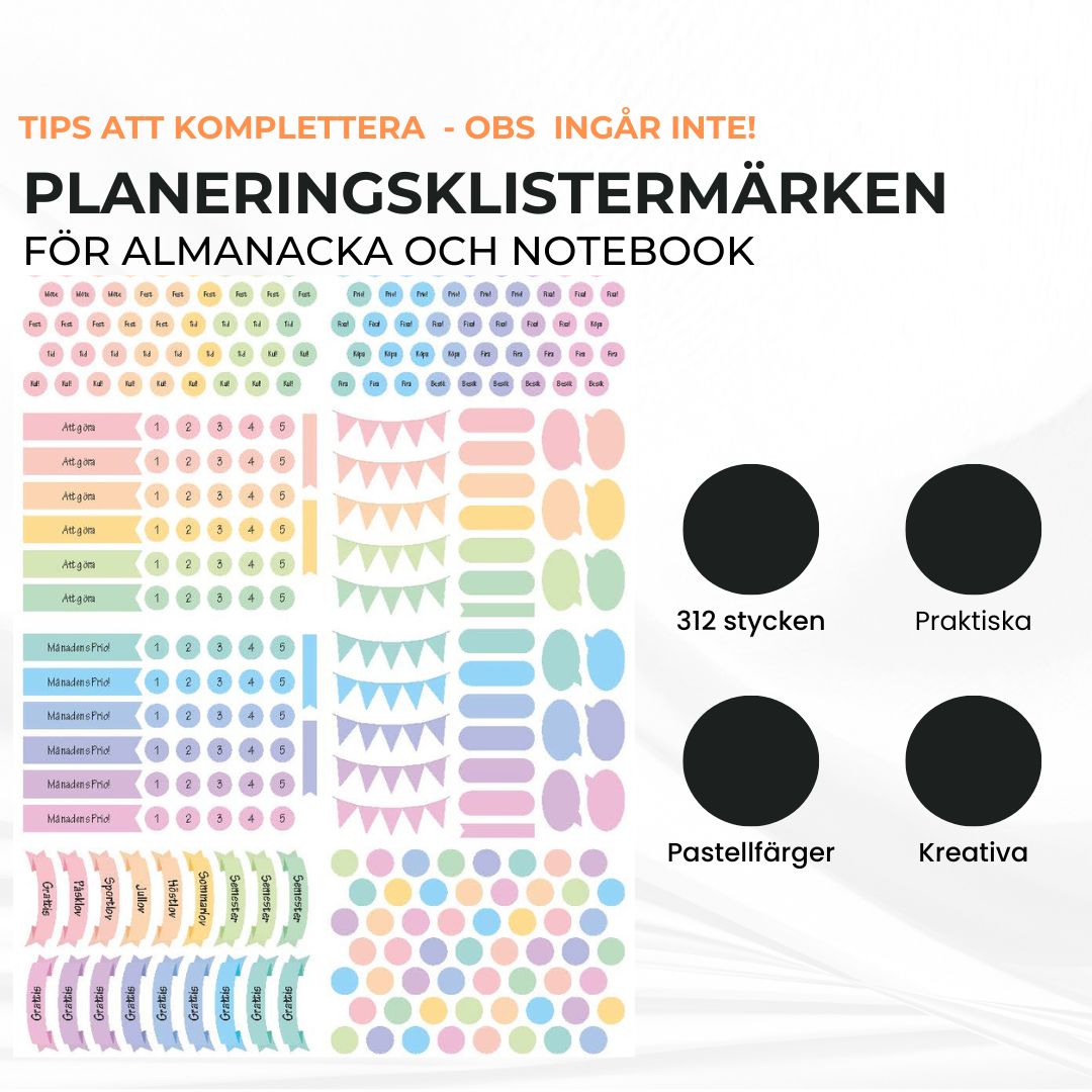 ANTECKNINGSBOK A5 - WHITE EDITION - UPPLEVAS - 5