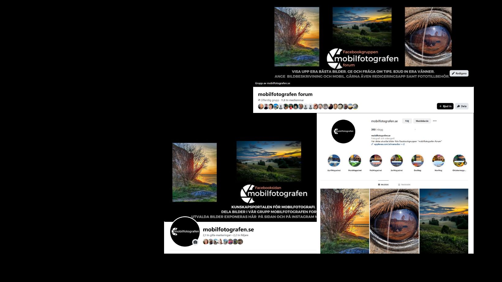 Social Media Expose your photos. 