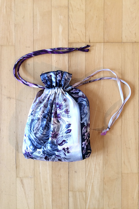 Scarfklänning ärmlös, lila - 5