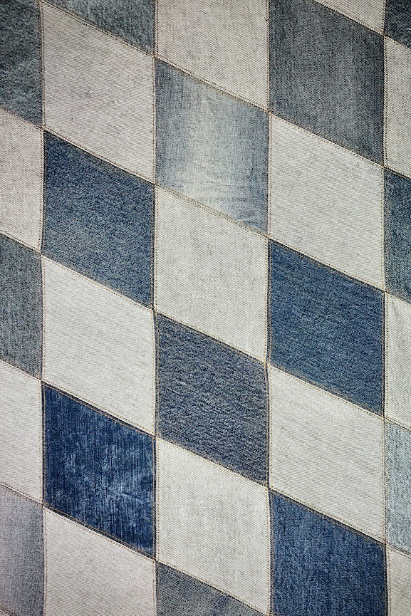 Denim Harlekin - Metervara  - 3