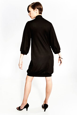 Tie pouf dress