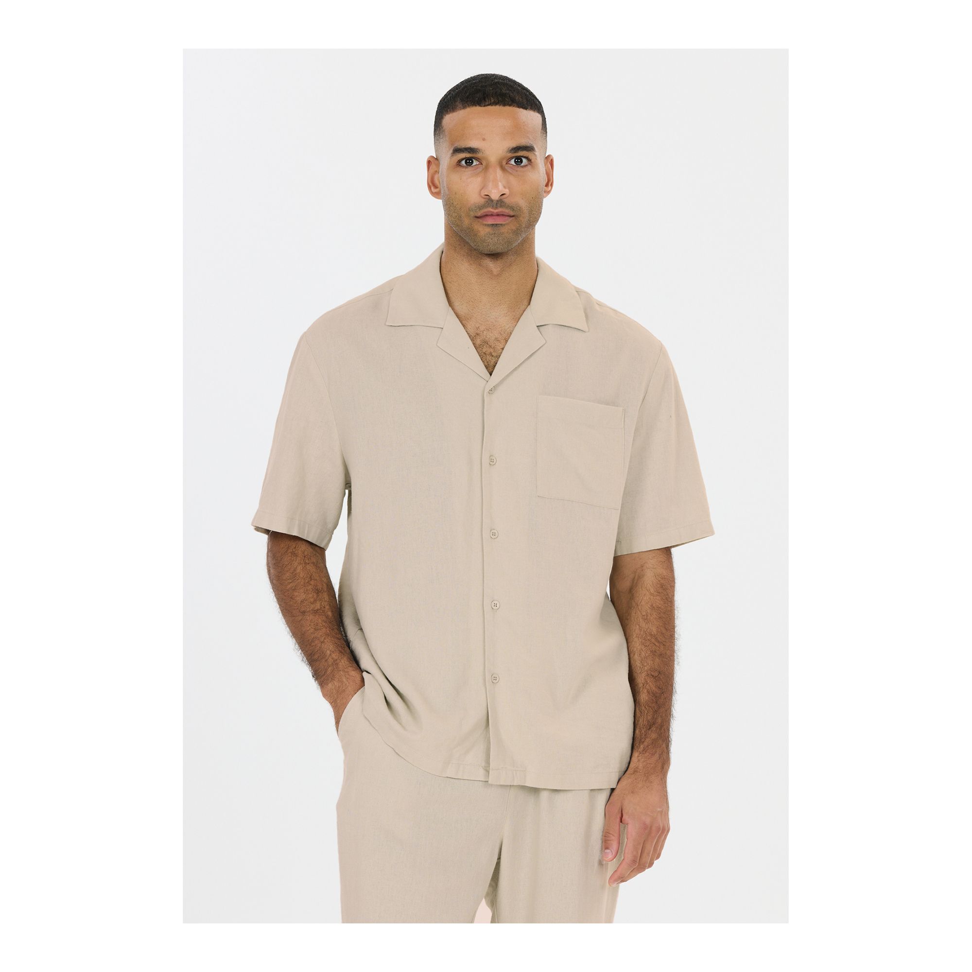 Nou Dalan Linen S/S Shirt M - 4