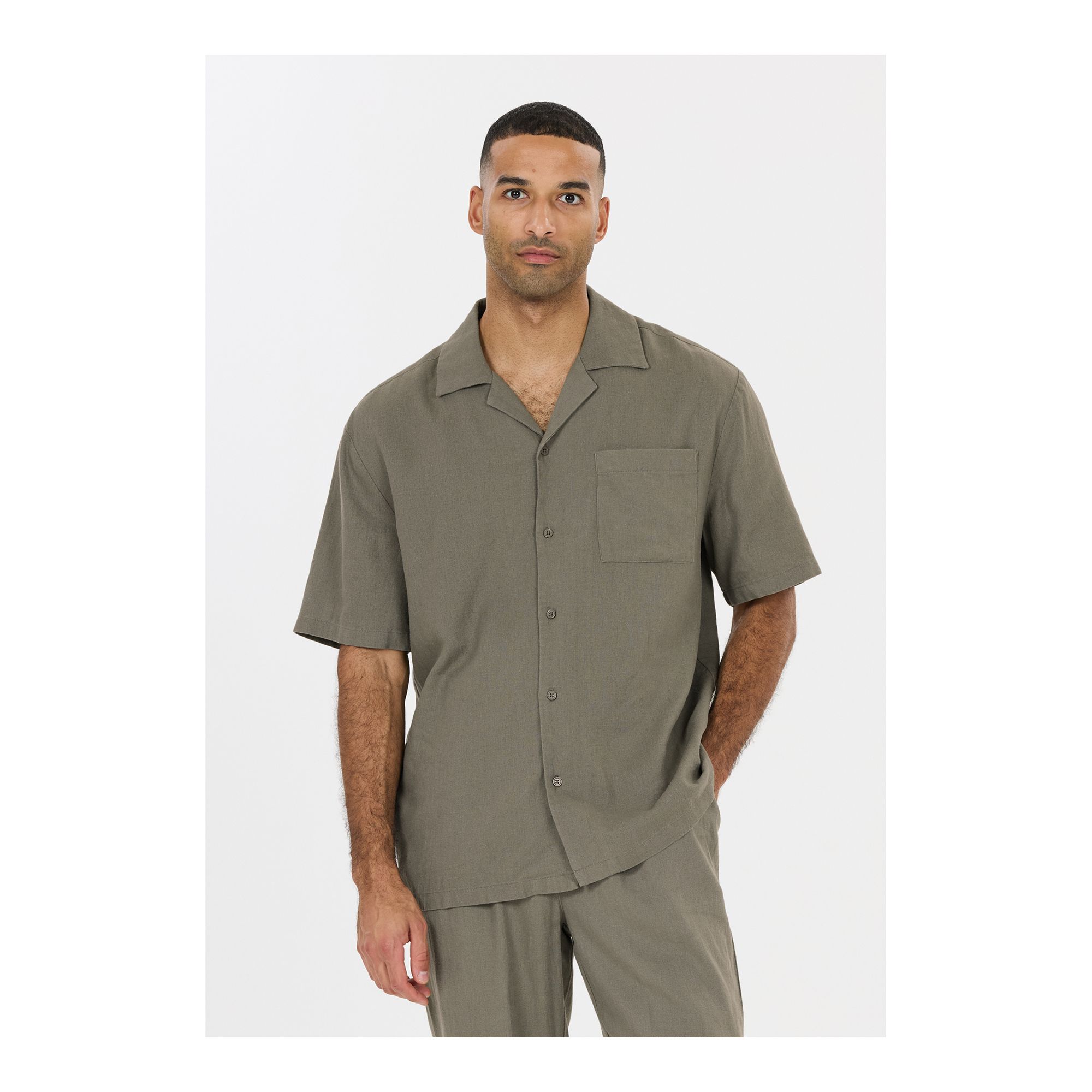 Nou Dalan Linen S/S Shirt M - 7