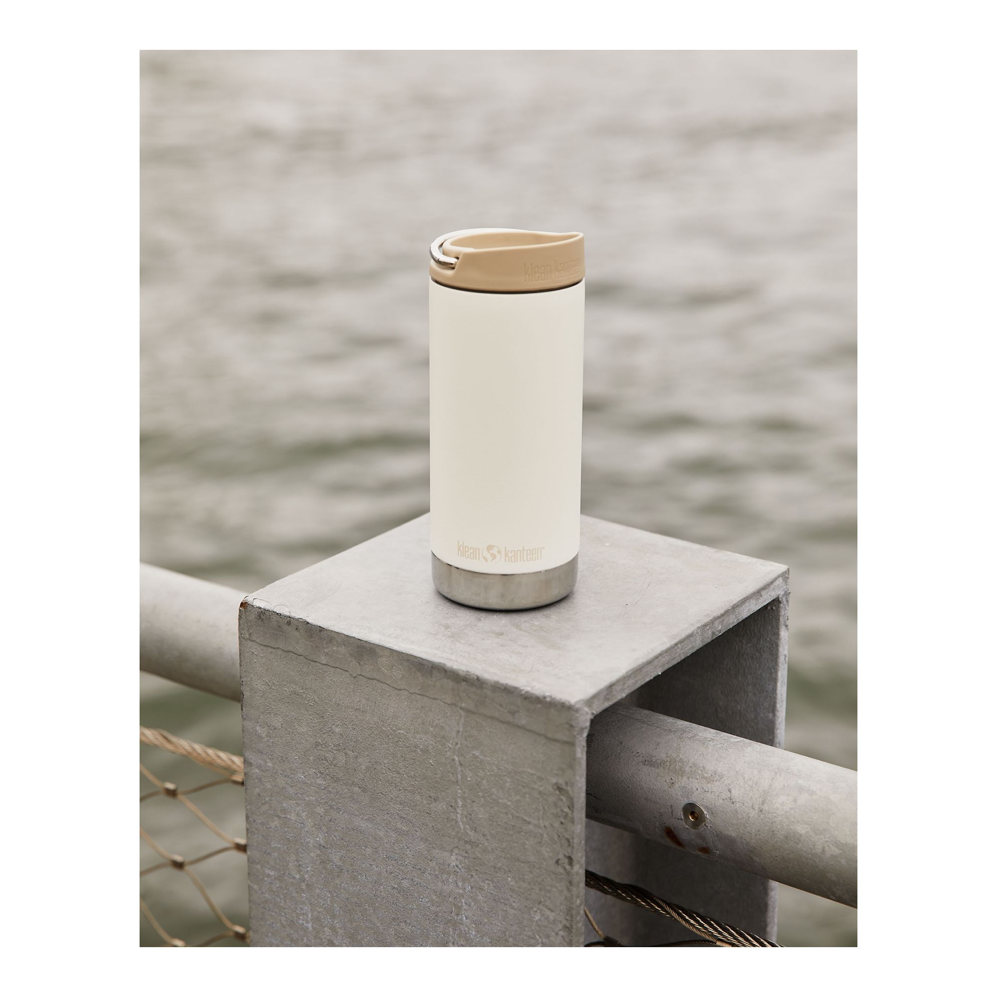 Klean Kanteen TKWide (W/Wide Café Cap) 355 ml Isolerad flaska - 6