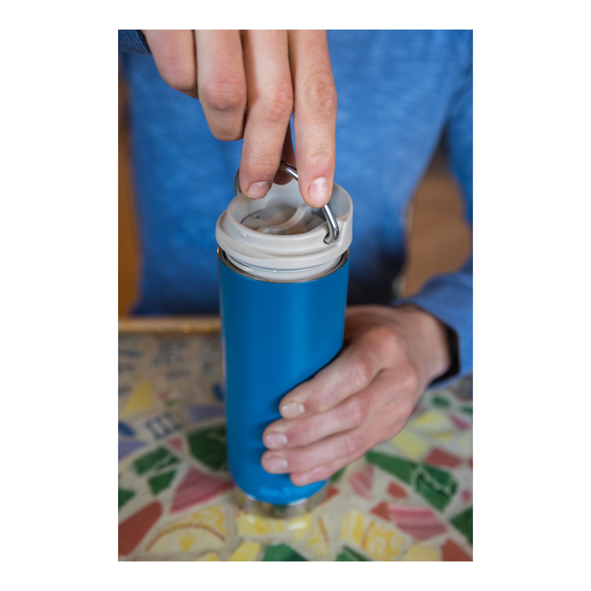 Klean Kanteen TKWide (W/Wide Café Cap) 473 ml Isolerad flaska - 4