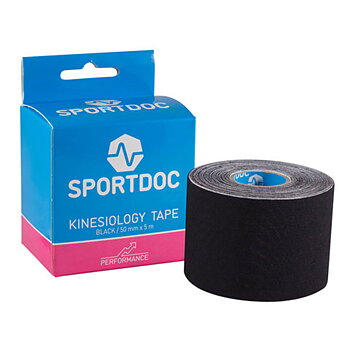 Sportdoc Kinesiology Tape Black (BASKET)