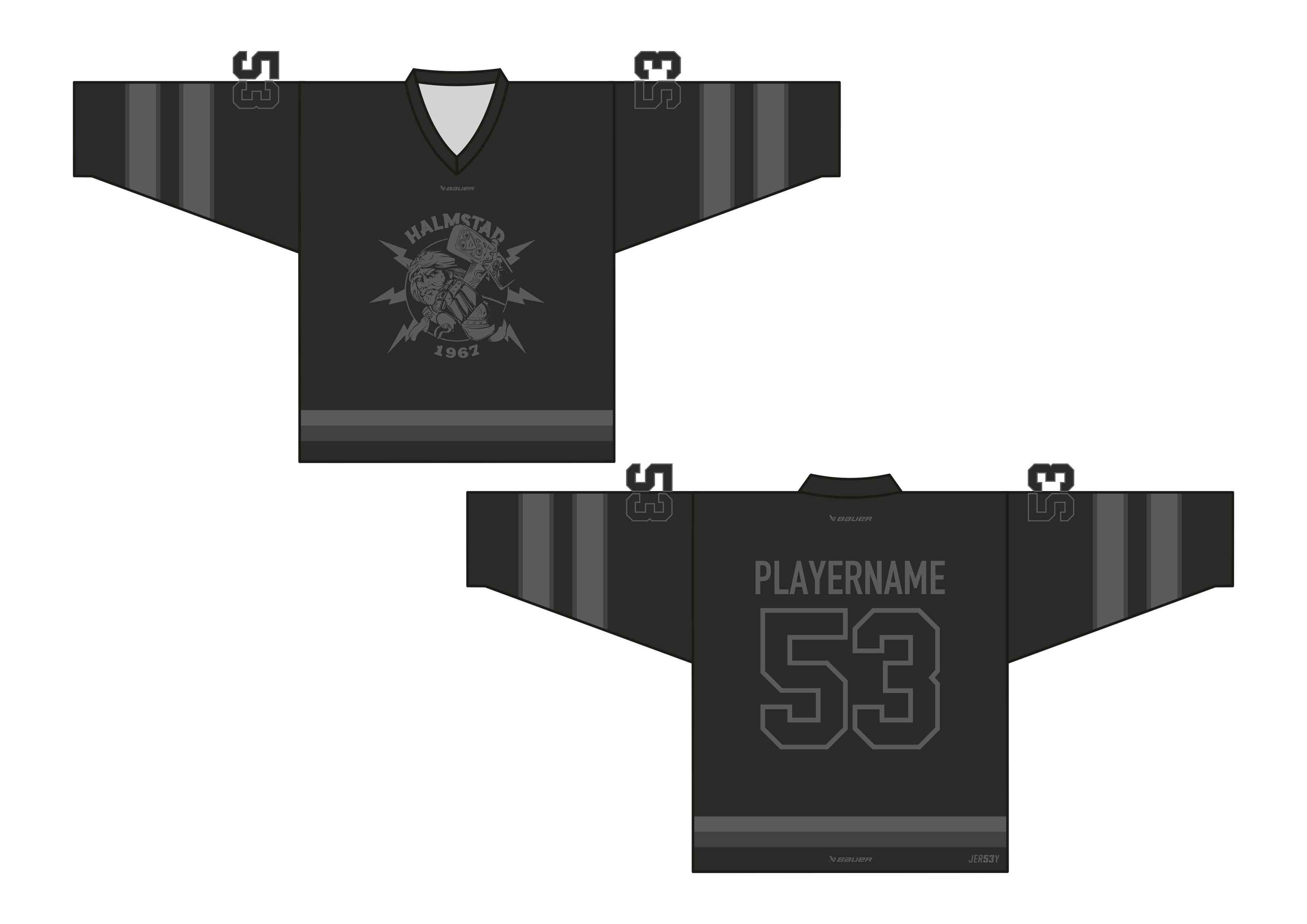Matchtröja Replica Black Edition  - 3