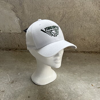 FlexFit Keps Vit Broderad Retro