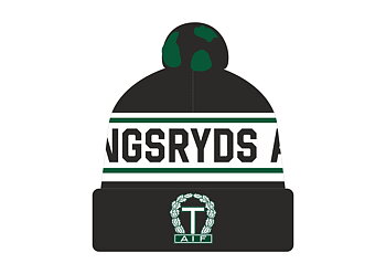 Stickad Mössa Tofs Taif Svart