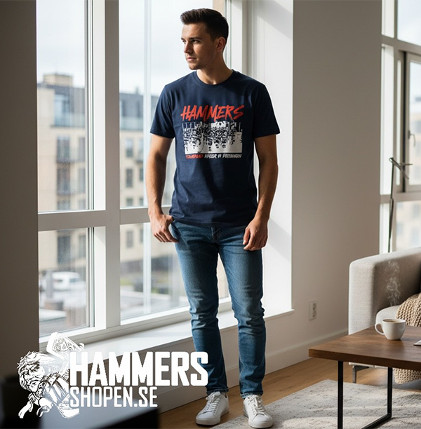 T-shirt Hammers Tillsammans Navy