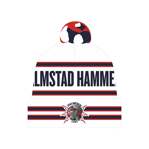 Halmstad Hammers Stickad Mössa vit S25 - 2