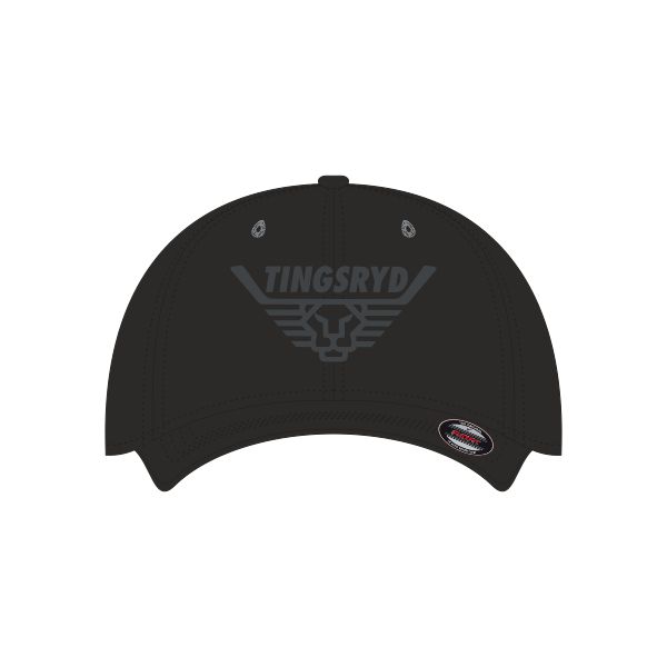 FlexFit Keps Svart Broderad Retro Logo  - 3