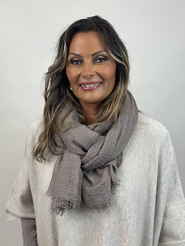 Sjal, Taupe-Mix By Heart