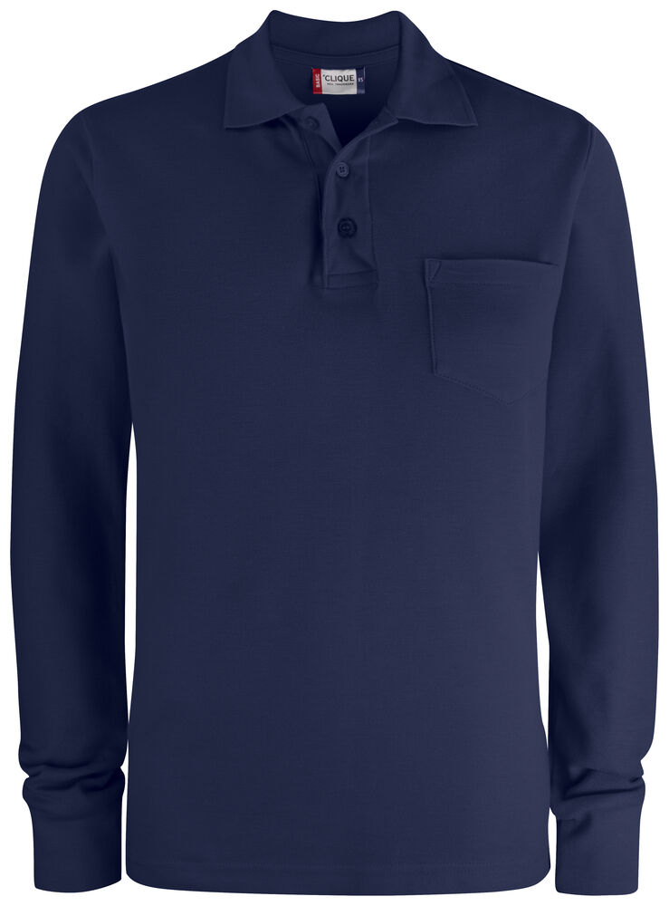 Basic Polo Pocket L/S - 4