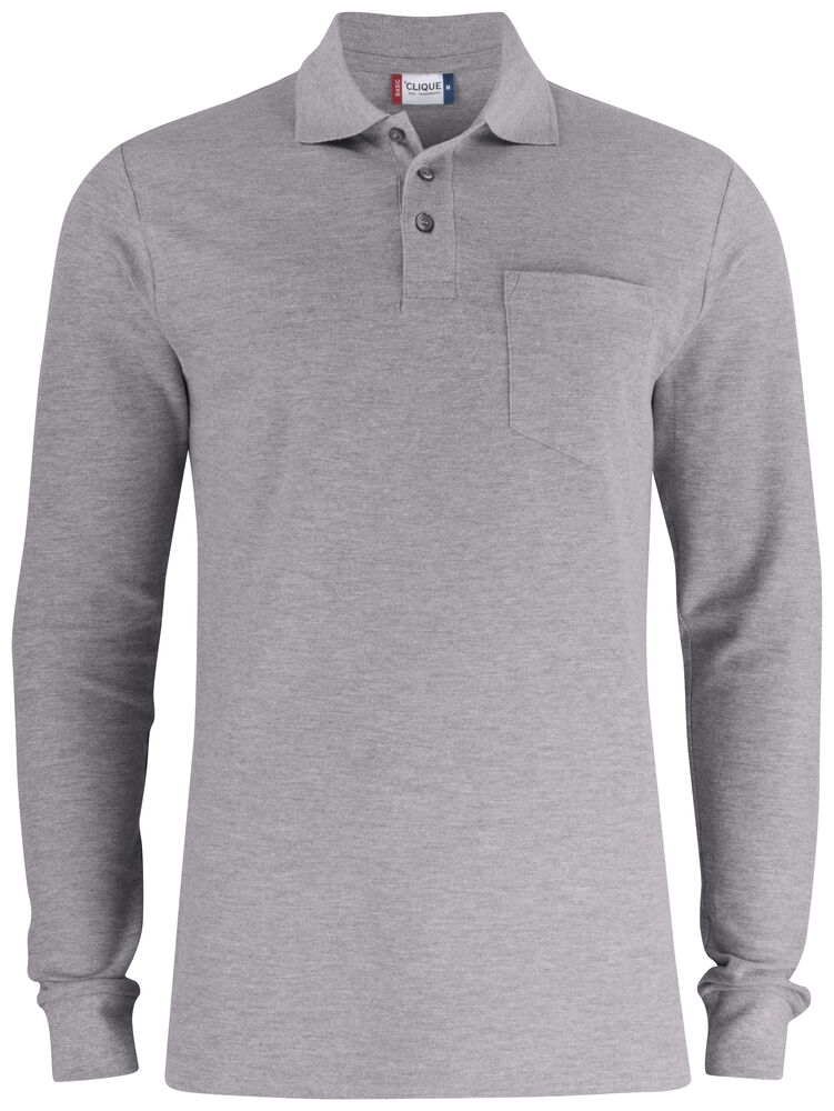 Basic Polo Pocket L/S - 5