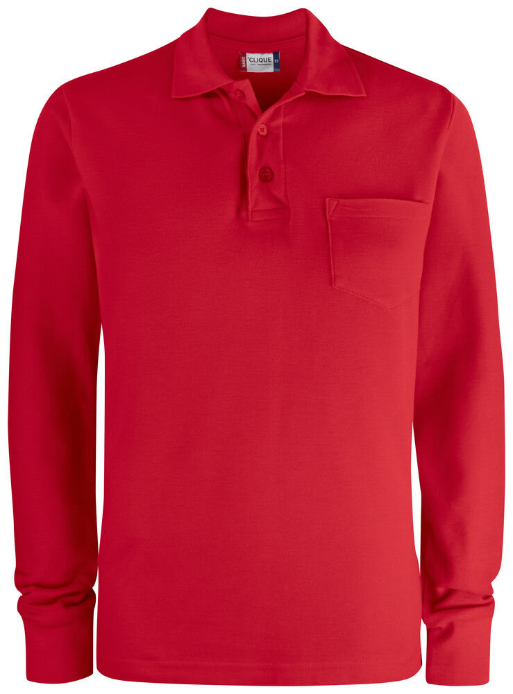 Basic Polo Pocket L/S - 2