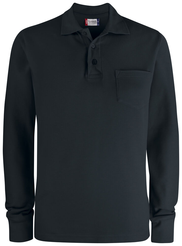 Basic Polo Pocket L/S - 6