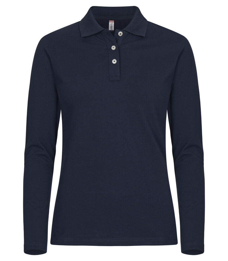 Stretch Premium Polo L/S Women - 2